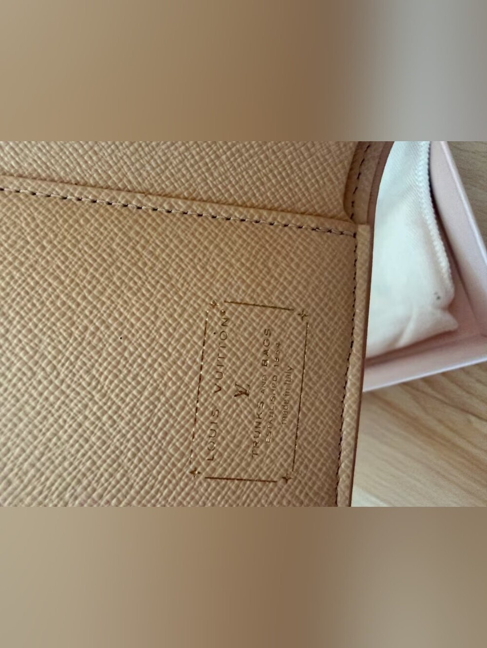 Louis Vuitton Pink & Cream Monogram Compact Wallet - Picture 8 of 13